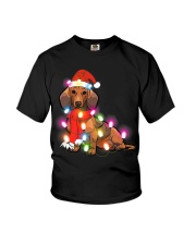 Dachshund Christmas Gifts Cute Dog Lovers Youth T-Shirt tile