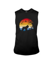 Bouvier Des Flandres In Moon Retro Sleeveless Tee tile