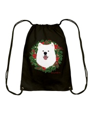 Biff The Samoyed Christmas Merch Drawstring Bag tile