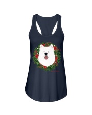 Biff The Samoyed Christmas Merch Ladies Flowy Tank tile