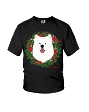 Biff The Samoyed Christmas Merch Youth T-Shirt tile