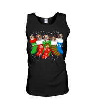 Beagle Christmas Beagle Dog Cute Socks Xmas Gift Unisex Tank tile