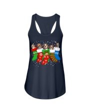 Beagle Christmas Beagle Dog Cute Socks Xmas Gift Ladies Flowy Tank tile