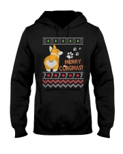 Corgi Ugly Christmas Funny Dog Gift For Christmas Hooded Sweatshirt tile