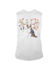 Australian Shepherd Gift Dog Christmas Design Sleeveless Tee tile