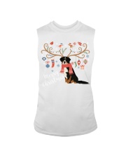 Christmas Bernese Mountain Dog Sleeveless Tee tile