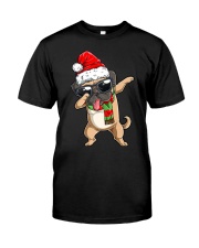 Dabbing Pug Santa Christmas Gift Kids Boys Girls Pugmas Xmas Premium Fit Mens Tee tile
