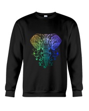 Elephant Hindu Tribal Watercolor Graphic Hoodie Crewneck Sweatshirt tile