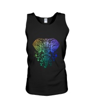 Elephant Hindu Tribal Watercolor Graphic Hoodie Unisex Tank tile