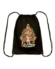 Cute Shiba Inu Funny Christmas Tree Dog Lovers Gift Drawstring Bag tile