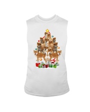 Cute Shiba Inu Funny Christmas Tree Dog Lovers Gift Sleeveless Tee tile
