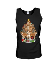 Cute Shiba Inu Funny Christmas Tree Dog Lovers Gift Unisex Tank tile