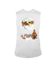 Beagle Christmas Santa Reindeer Xmas Gift For Beagle Dog Men Sleeveless Tee tile