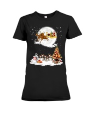 Beagle Christmas Santa Reindeer Xmas Gift For Beagle Dog Men Premium Fit Ladies Tee tile