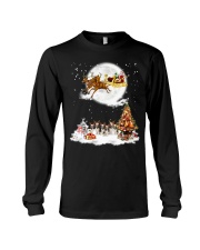 Beagle Christmas Santa Reindeer Xmas Gift For Beagle Dog Men Long Sleeve Tee tile