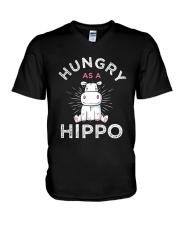 Africa Animal Zoo Keeper Gift Idea Hungry V-Neck T-Shirt tile