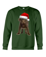 Chocolate Lab Shirt Dog Labrador Retriever Christmas Gift Crewneck Sweatshirt front
