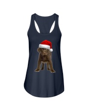 Chocolate Lab Shirt Dog Labrador Retriever Christmas Gift Ladies Flowy Tank tile