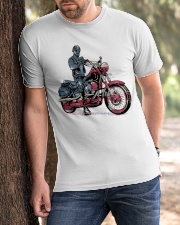 Old Man On Motorcycle Classic T-Shirt apparel-classic-tshirt-lifestyle-front-51