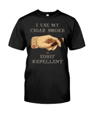 I use my cigar smoke as idiot repellent Premium Fit Mens Tee thumbnail