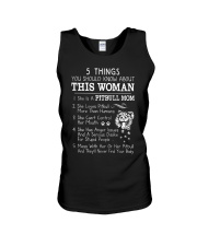Pitbullmom - the woman - the myth - the legend Unisex Tank thumbnail
