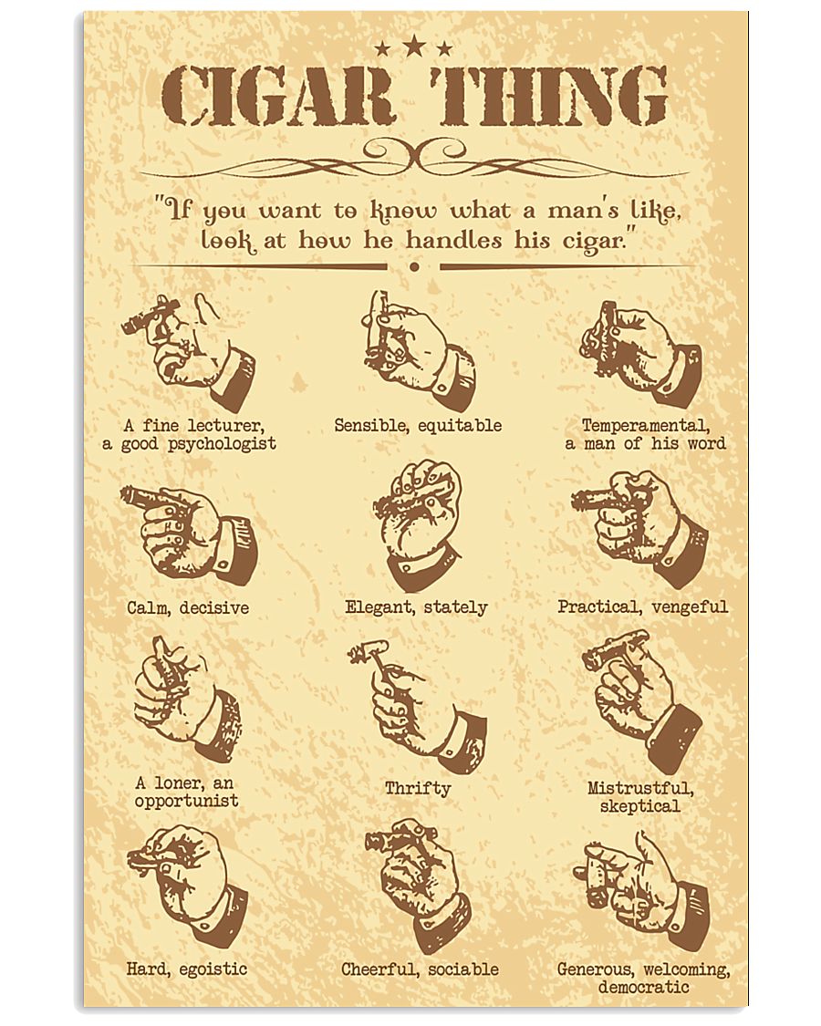 Cigar handle poster 16x24 Poster