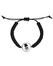 Skull Cord Circle Bracelet Cord Circle Bracelet front