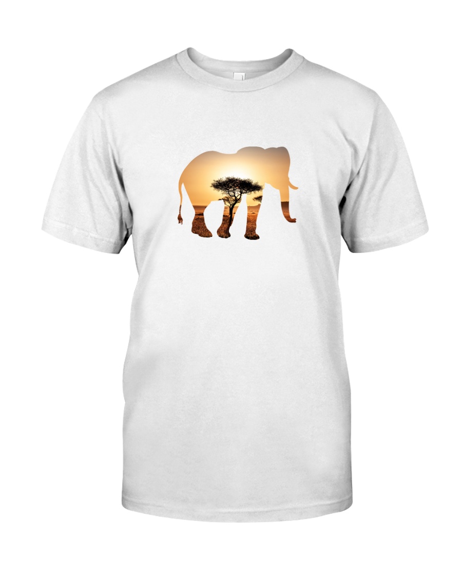Elephant in the savannah Classic T-Shirt