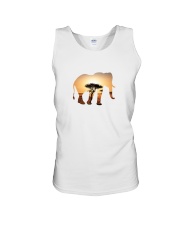 Elephant in the savannah Unisex Tank thumbnail