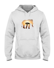 Elephant in the savannah Hooded Sweatshirt thumbnail