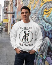 Father Of Frenchie Gift T Shirt Crewneck Sweatshirt lifestyle-unisex-sweatshirt-front-2