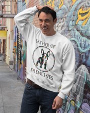 Father Of Frenchie Gift T Shirt Crewneck Sweatshirt lifestyle-unisex-sweatshirt-front-4