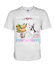 Once Upon Time Frenchie V-Neck T-Shirt thumbnail