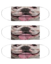 Funny Frenchie Face Mask Cloth Face Mask - 3 Pack front