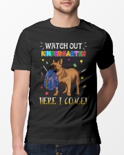 French Bulldog Watch Out Kindergarten T Shirt Classic T-Shirt lifestyle-mens-crewneck-front-13