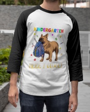 French Bulldog Watch Out Kindergarten T Shirt Baseball Tee apparel-baseball-tee-lifestyle06