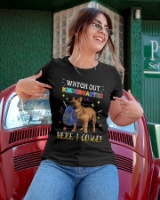 French Bulldog Watch Out Kindergarten T Shirt Ladies T-Shirt apparel-ladies-t-shirt-lifestyle-01
