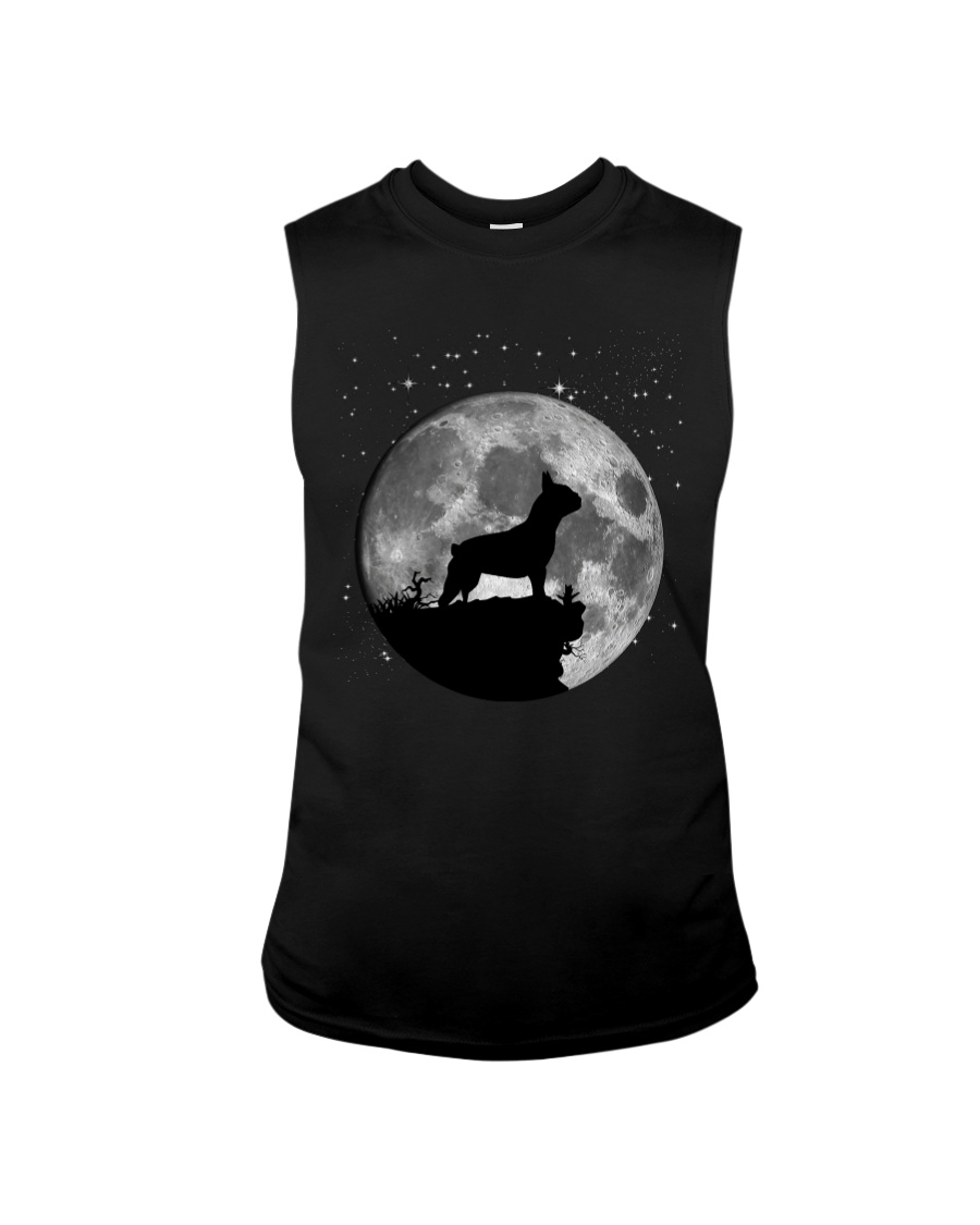 French Bulldog On The Moon T Shirt Sleeveless Tee