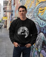 French Bulldog On The Moon T Shirt Crewneck Sweatshirt lifestyle-unisex-sweatshirt-front-2