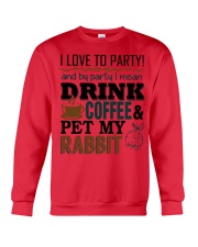 Coffee And Rabbit T-Shirt Crewneck Sweatshirt front