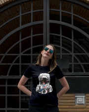 French Bulldog On Space T SHirt Ladies T-Shirt lifestyle-women-crewneck-front-1