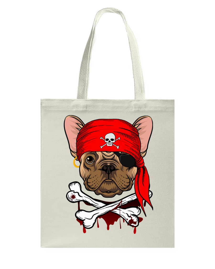French bulldog Pirate Halloween Costume Tote Bag