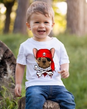 French bulldog Pirate Halloween Costume Youth T-Shirt lifestyle-youth-tshirt-front-4