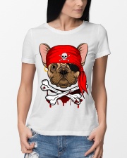 French bulldog Pirate Halloween Costume Premium Fit Ladies Tee lifestyle-women-crewneck-front-10
