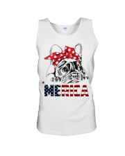 FRENCHIE-MERICA-With-Red-Bandana Unisex Tank thumbnail