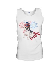 Frenchie America-Cloak Patriot-Hat 4th 7 Unisex Tank thumbnail