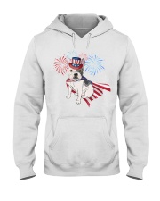 Frenchie America-Cloak Patriot-Hat 4th 7 Hooded Sweatshirt thumbnail