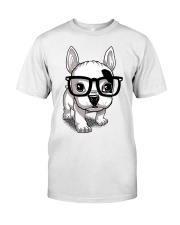 Frenchie Puppy With Glasses T Shirt Classic T-Shirt thumbnail