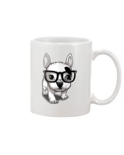 Frenchie Puppy With Glasses T Shirt Mug thumbnail