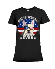 Best America Frenchie Dad Ever T Shirt Premium Fit Ladies Tee thumbnail